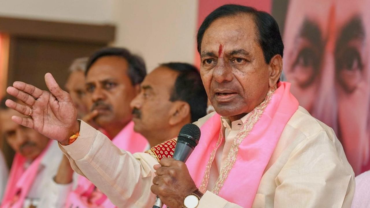 Telangana Chief Minister K Chandrashekar Rao. Credit: PTI File Photo