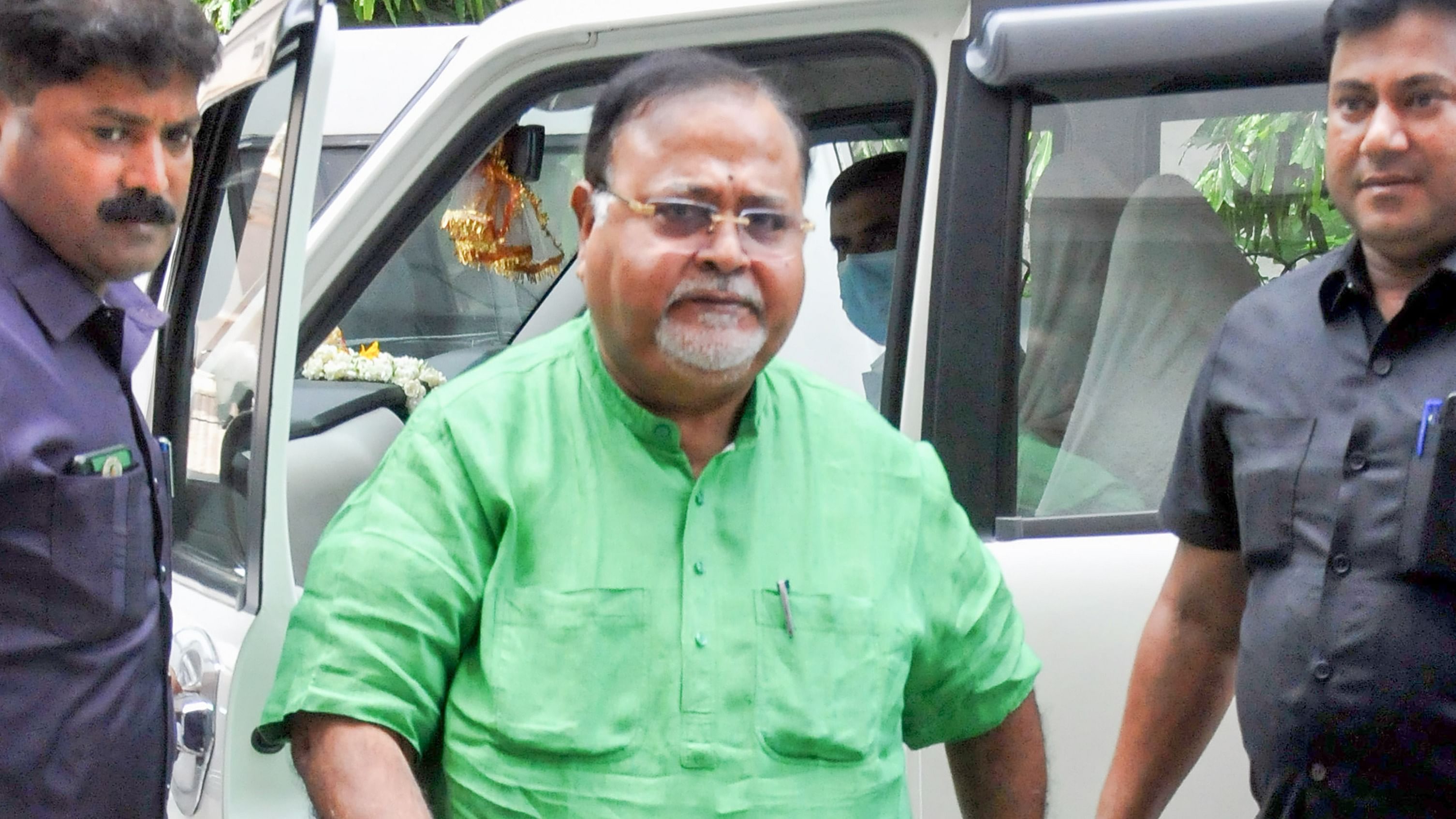 Naktala Udayan Sangha' s chief patron and former state education minister, Partha Chatterjee, is currently in judicial custody because of his alleged involvement in the multi-crore West Bengal School Service Commission scam. Credit: PTI Photo
