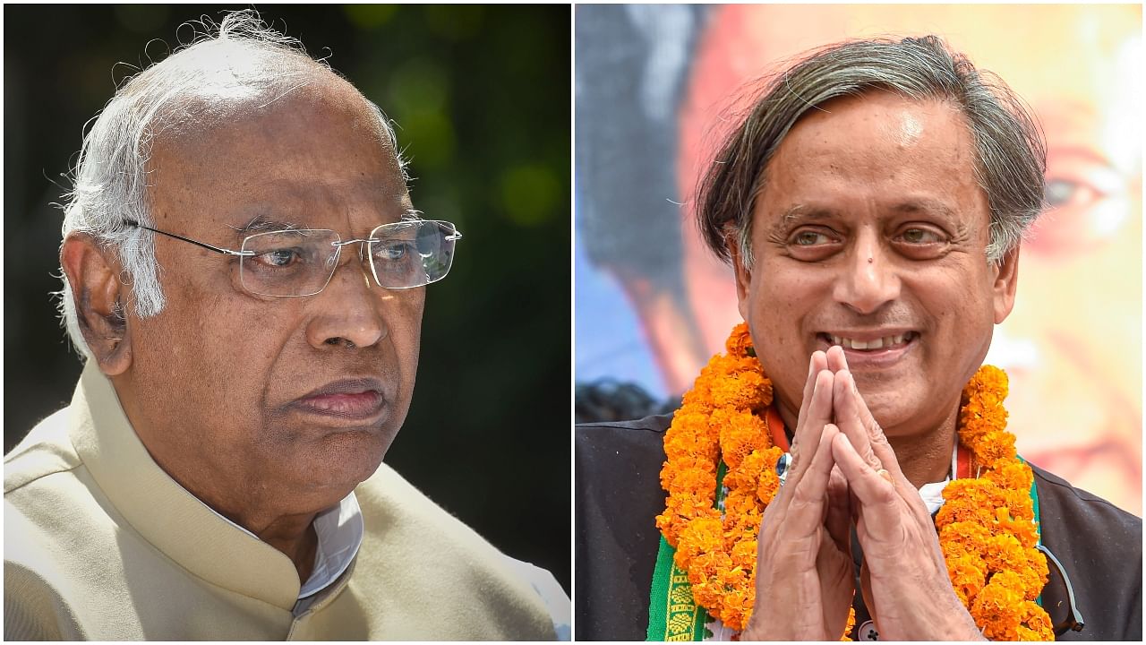 Kharge is facing Shashi Tharoor, who has begun his campaign for the party polls. Credit: PTI Photo