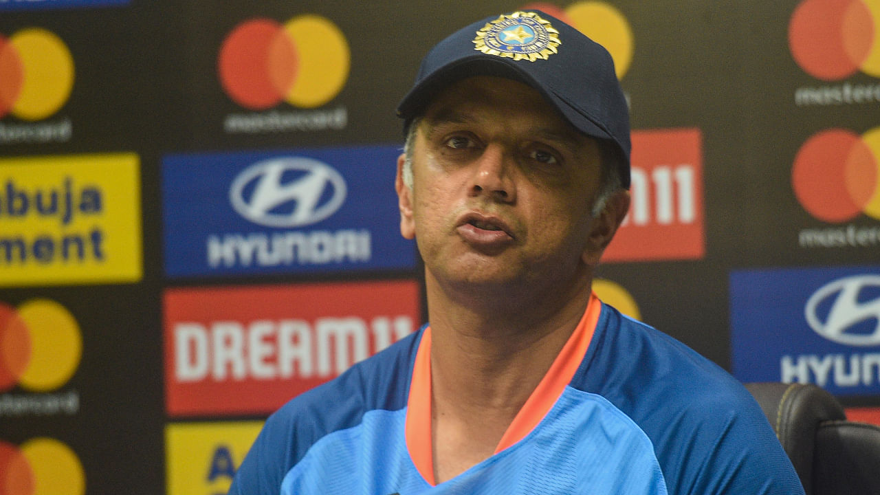 India head coach Rahul Dravid. Credit: PTI Photo