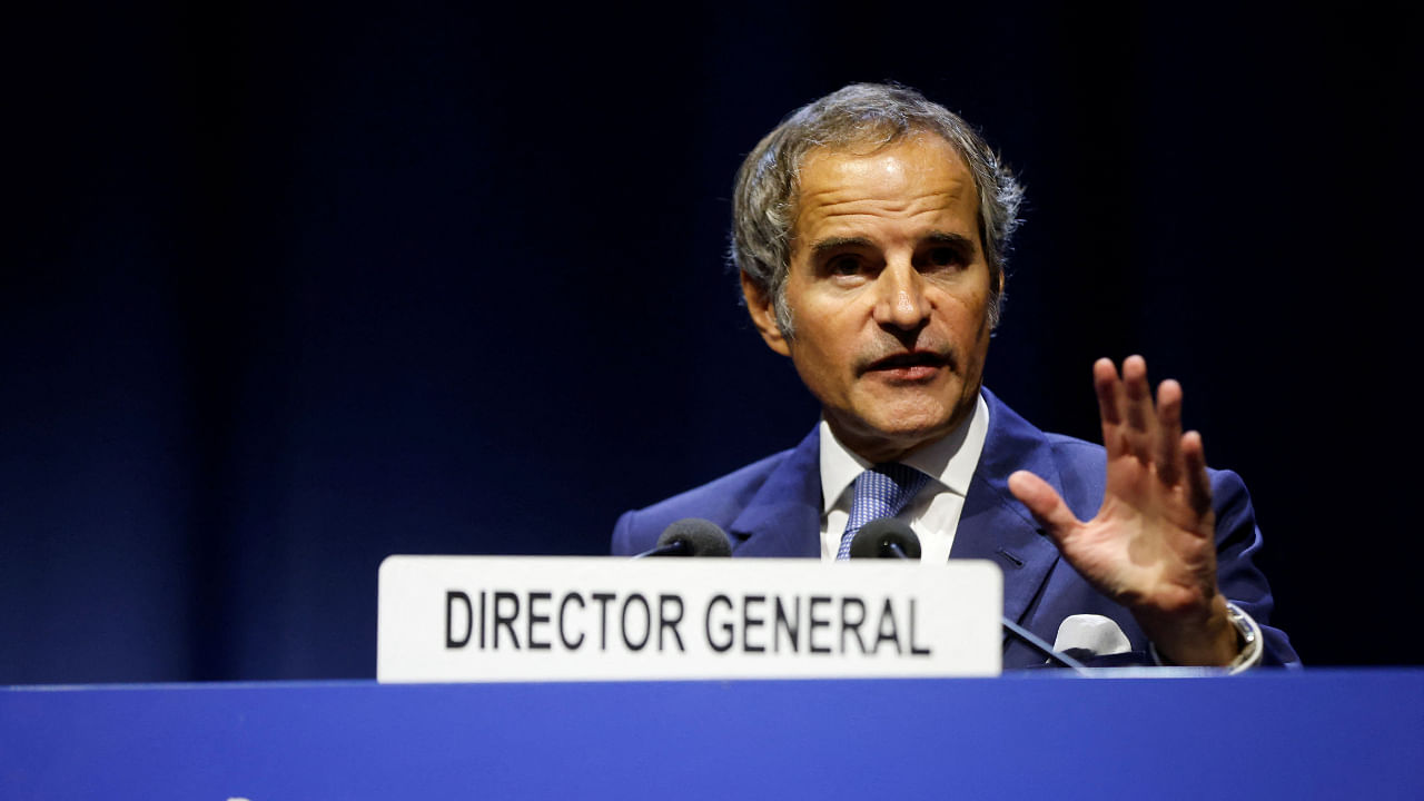 IAEA chief Rafael Grossi. Credit: Reuters File Photo