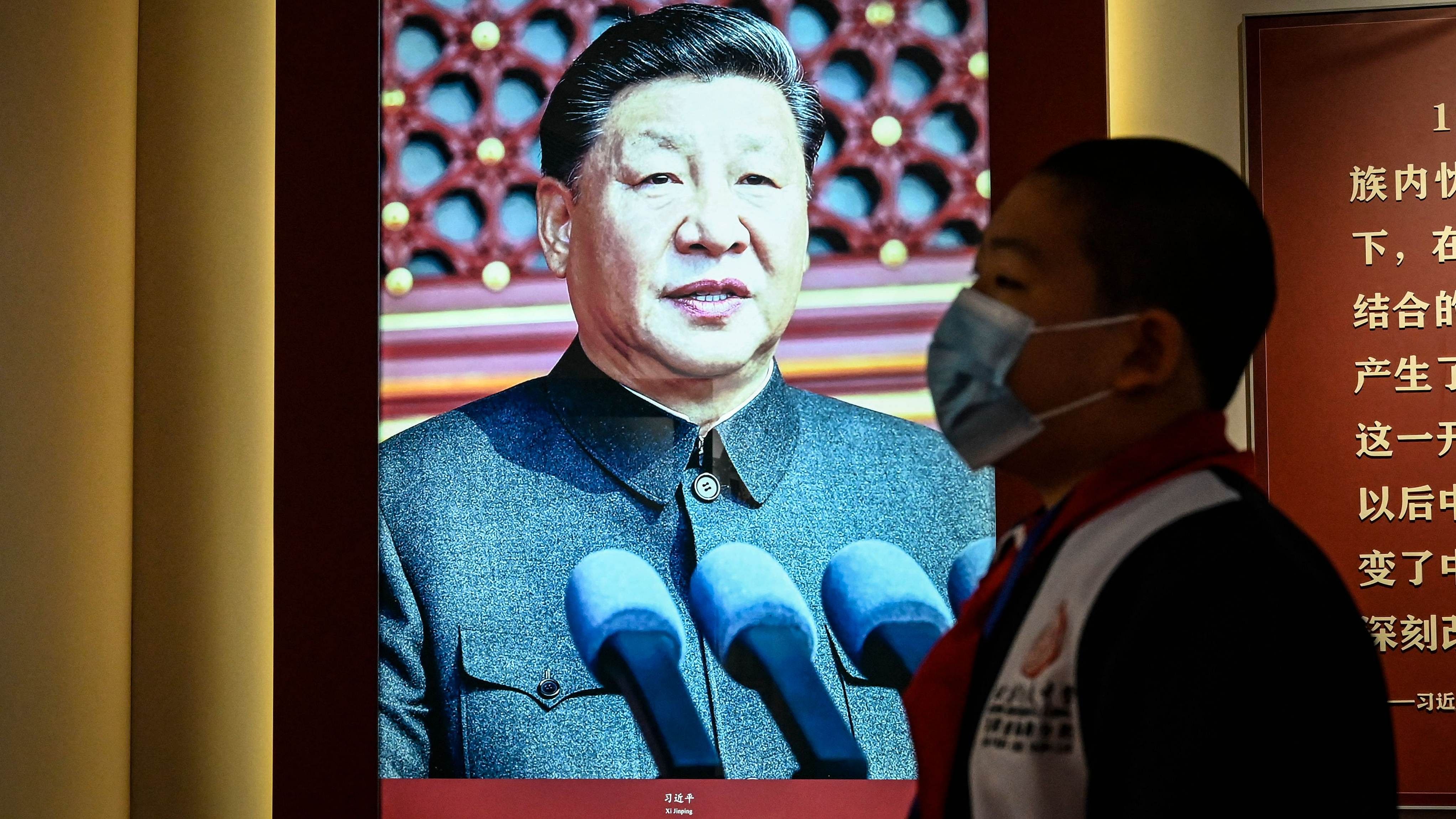 Xi is widely expected to secure a third term as party leader at the meeting, upending the succession norms in place since the 1990s. Credit: AFP Photo