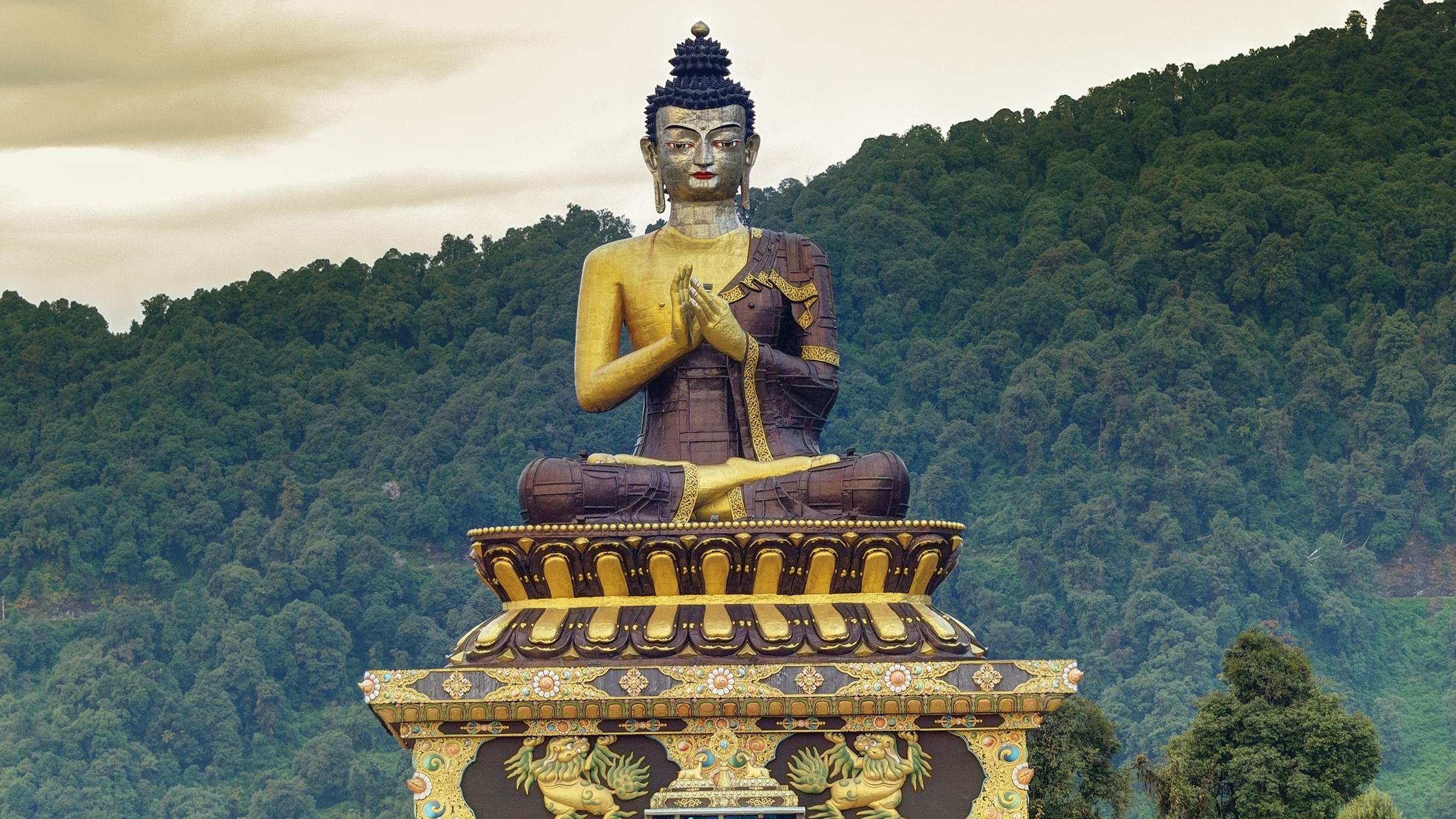 Lord Buddha, at Rabangla , Sikkim. Credit: Getty Images