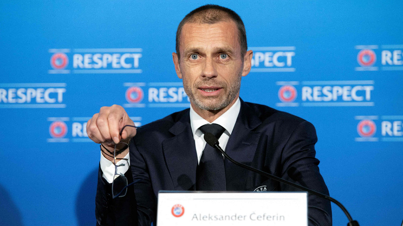 UEFA President Aleksander Ceferin. Credit: AFP File Photo