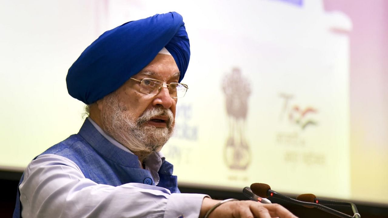 Hardeep Singh Puri. Credit: PTI Photo