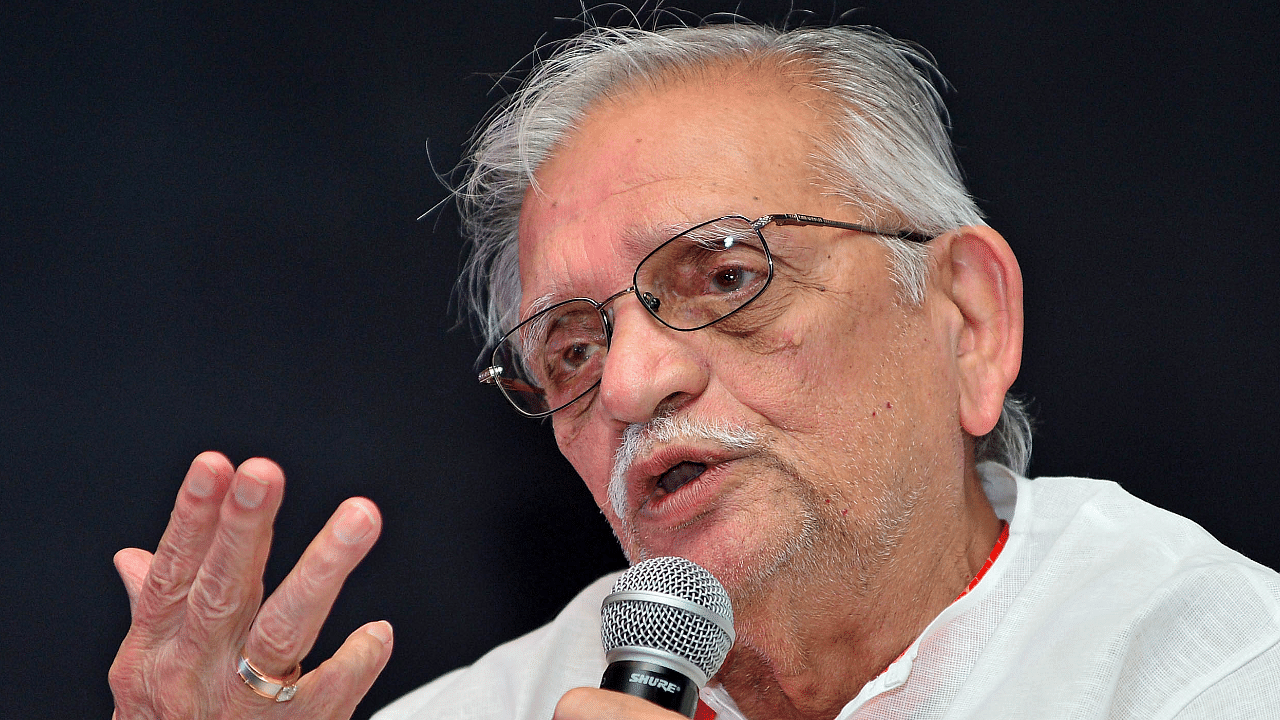 Gulzar. Credit: DH Photo