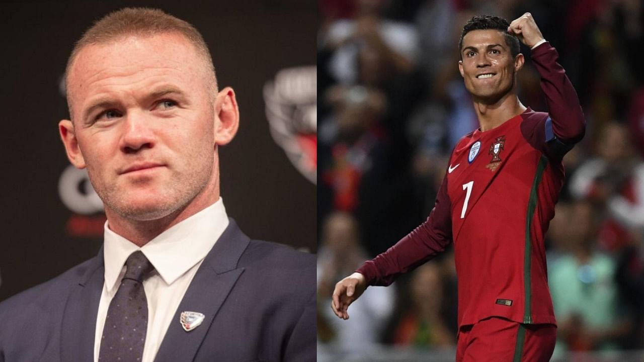 Wayne Rooney, Cristiano Ronaldo. Credit: AFP Photos