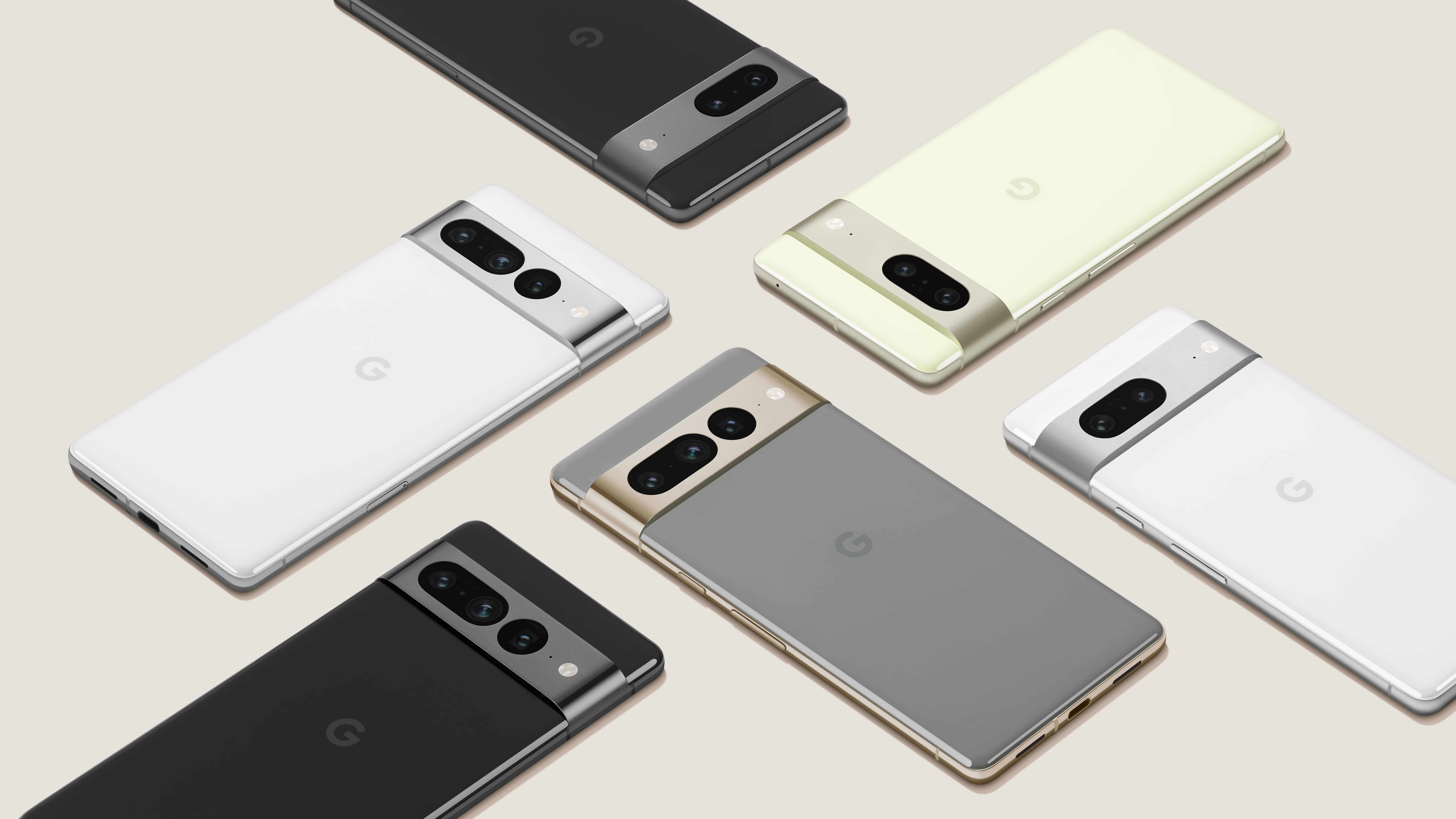 Google's new Pixel 7 and 7 Pro series. Credit: Google