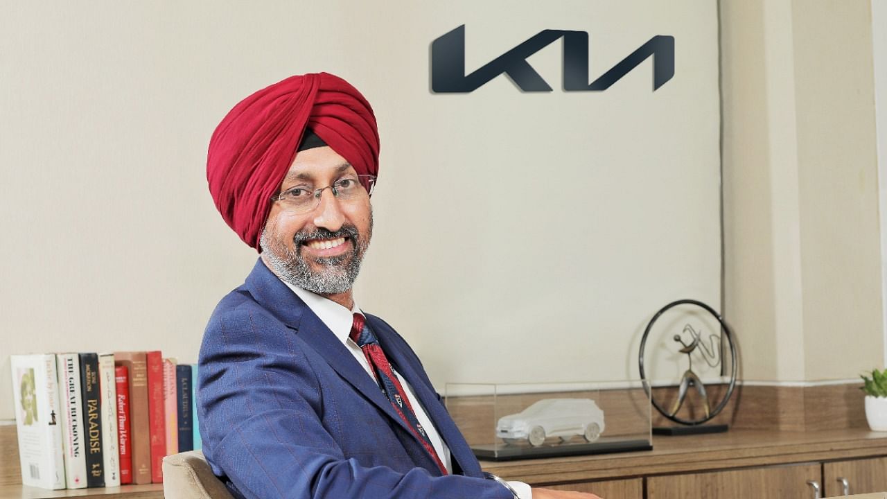 Hardeep Singh Brar, Vice-president and head of sales and marketing at Kia Motors. Credit: Special arrangement