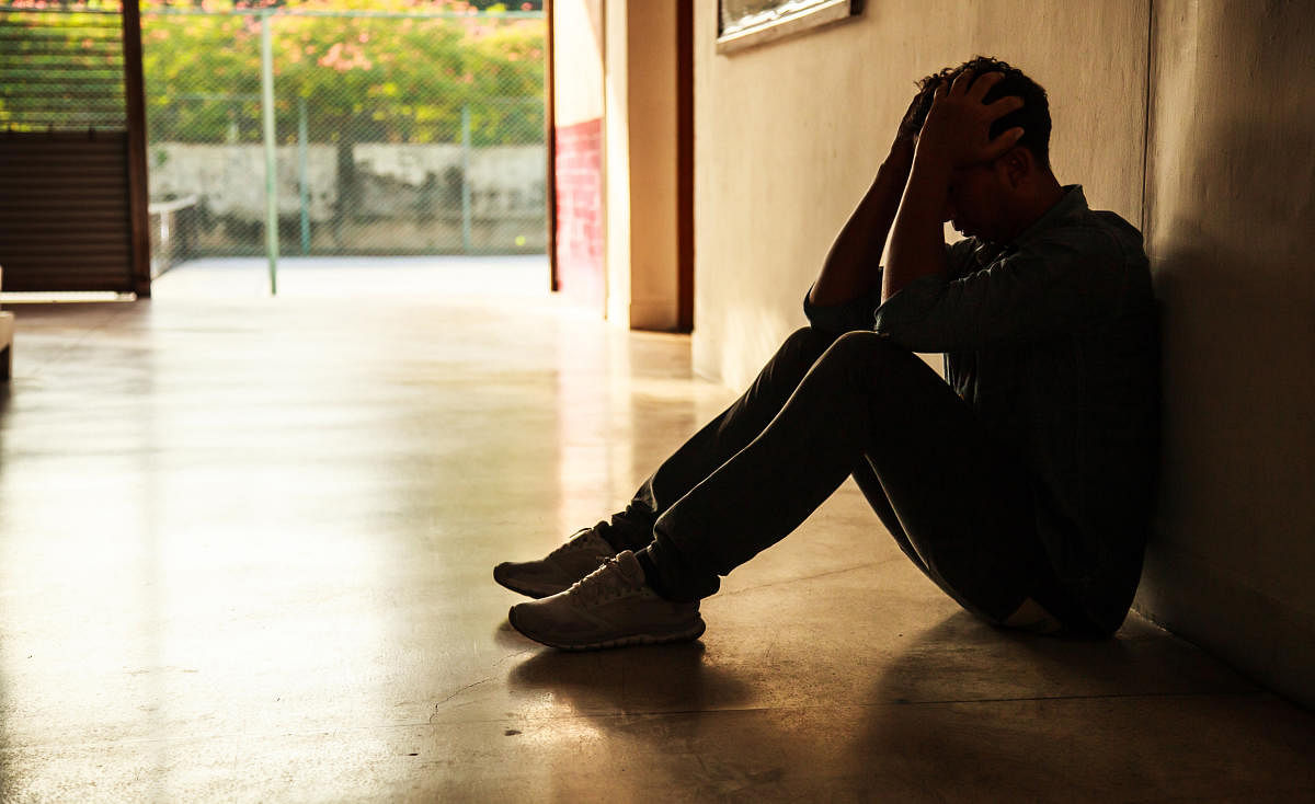 Karnataka reported 2,455 cases of suicide due to mental health issues in 2020, while in 2021 it was 1,788,according to NCRB report. Credit: iStock images