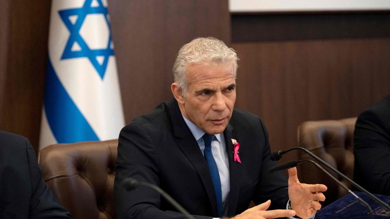 Israel PM Yair Lapid. Credit: Reuters photo