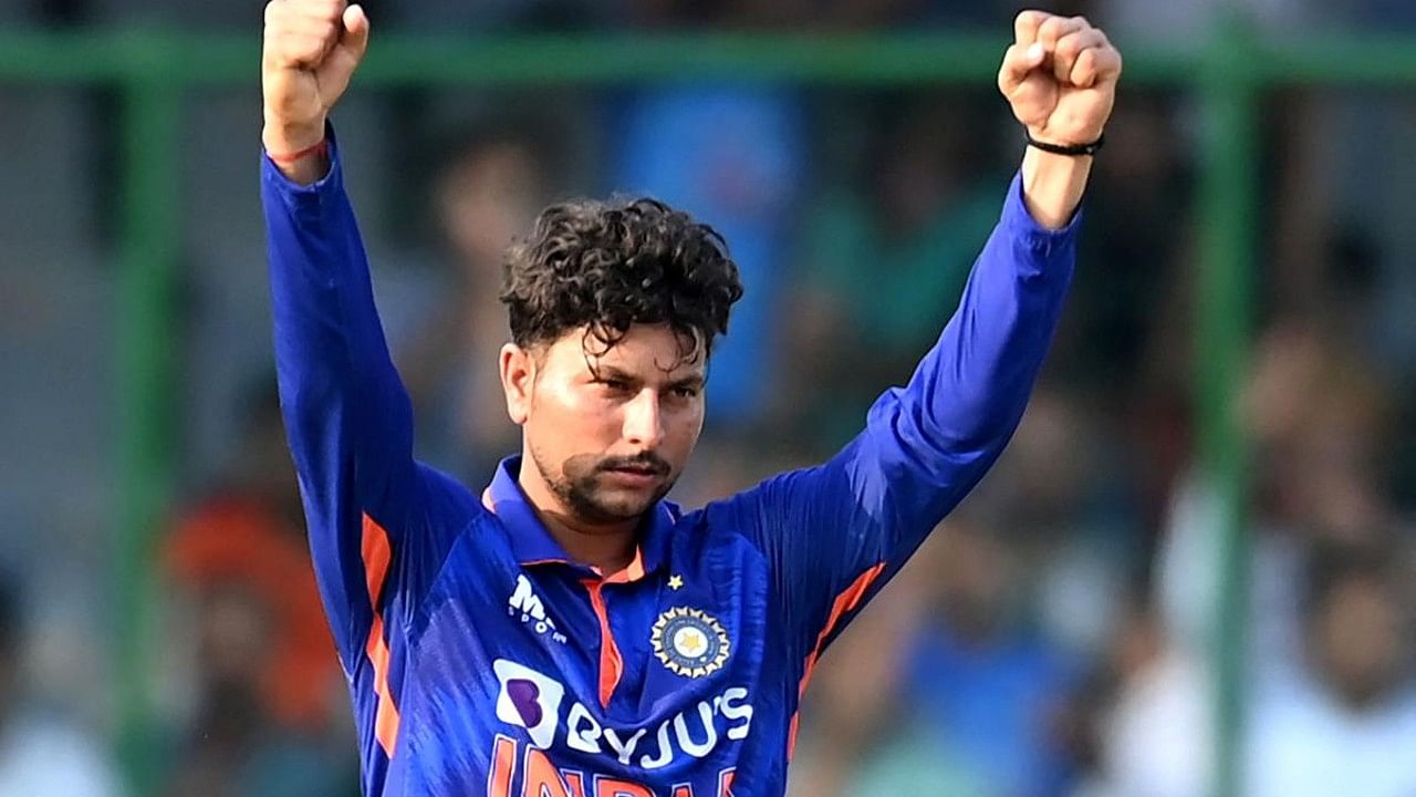 Kuldeep Yadav. Credit: AFP File Photo