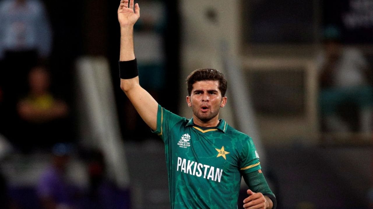 Pakistan pacer Shaheen Shah Afridi. Credit: Reuters Photo