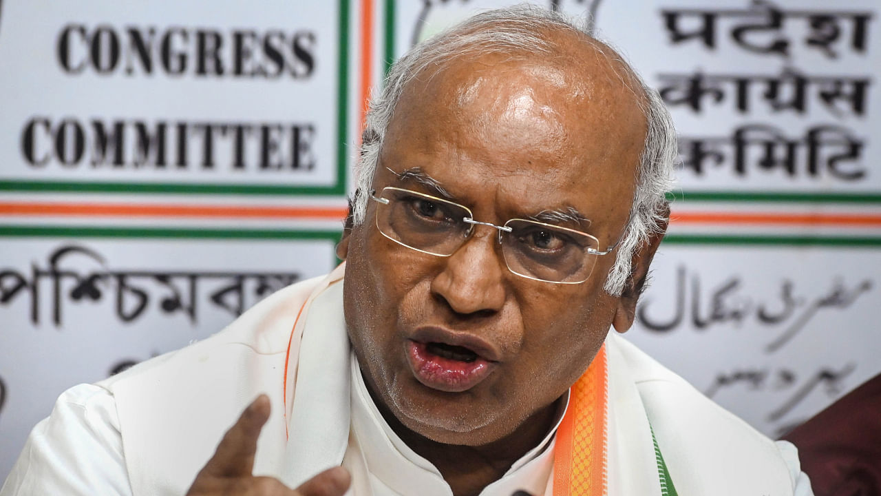 Congress leader Mallikarjun Kharge. Credit: PTI File Photo