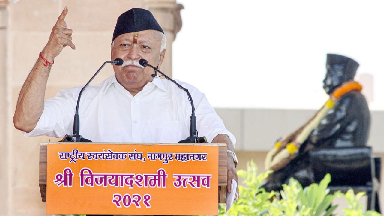 RSS chief Mohan Bhagwat. Credit: PTI Photo