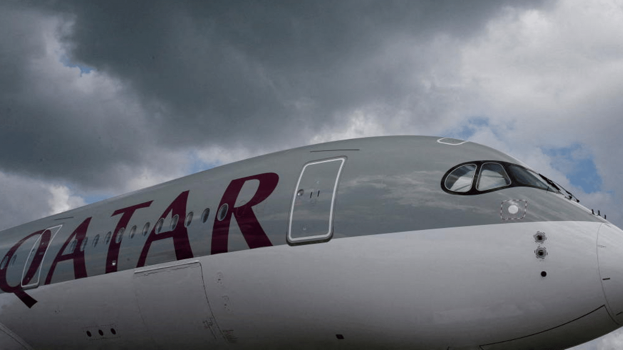  A Qatar Airways Airbus A350 XWB aircraft at the Singapore Airshow. Credit: Reuters Photo