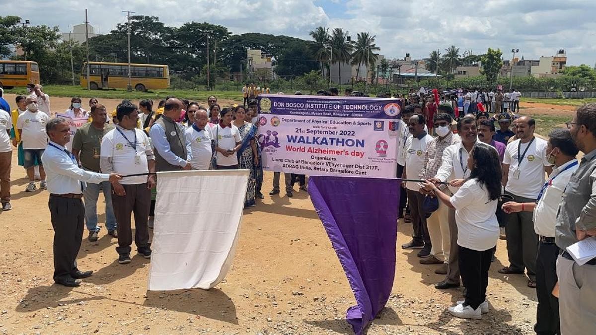 The group held a walkathon in September, along with members of Lions Club of Bangalore Vijayanagar and students of Don Bosco Institute of Technology.
