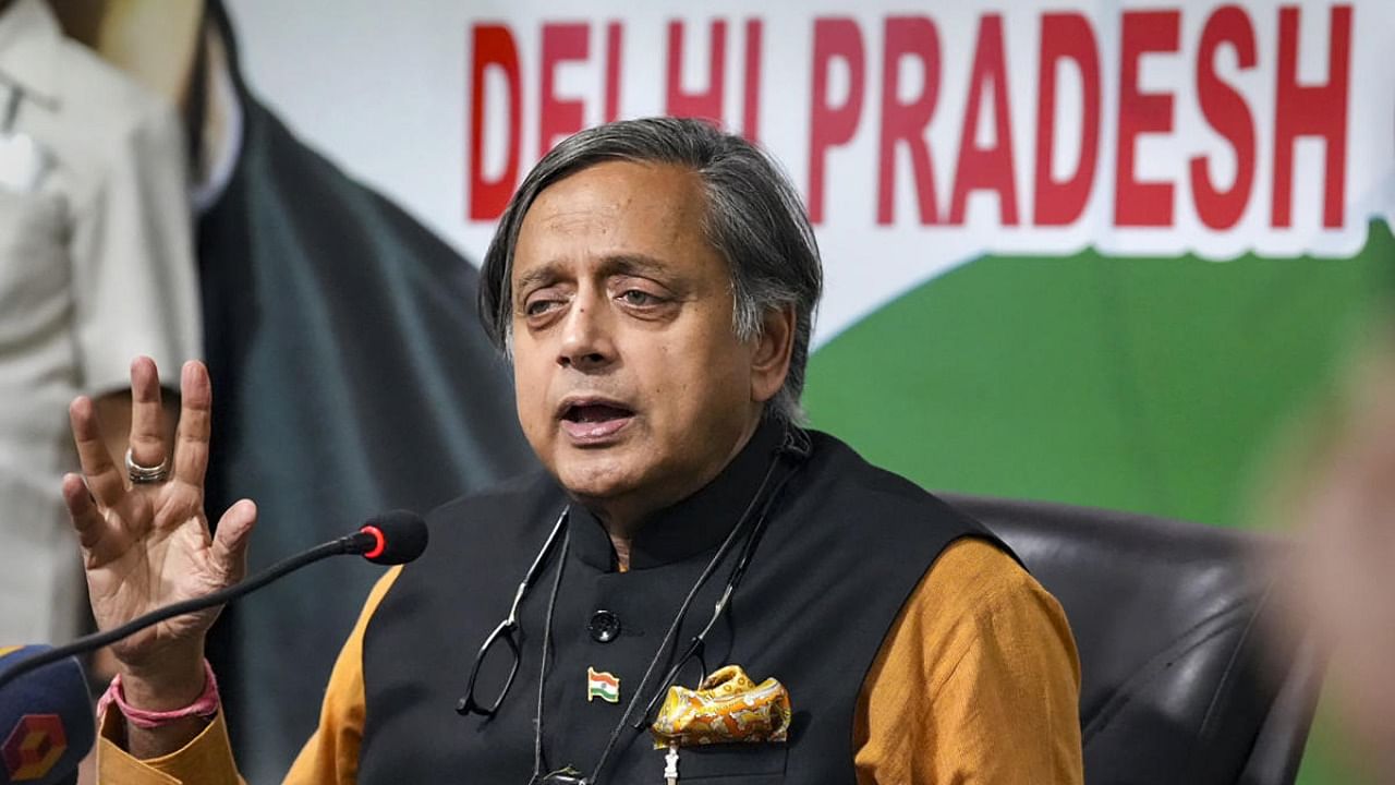 Shashi Tharoor. Credit: PTI Photo