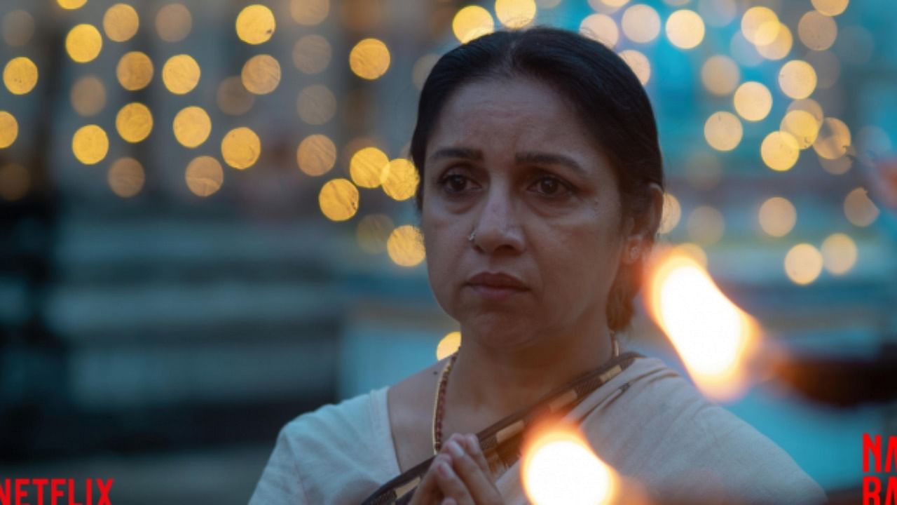 Actor Revathy in a still from the Netflix movie 'Edhiri'. Credit: Netflix India
