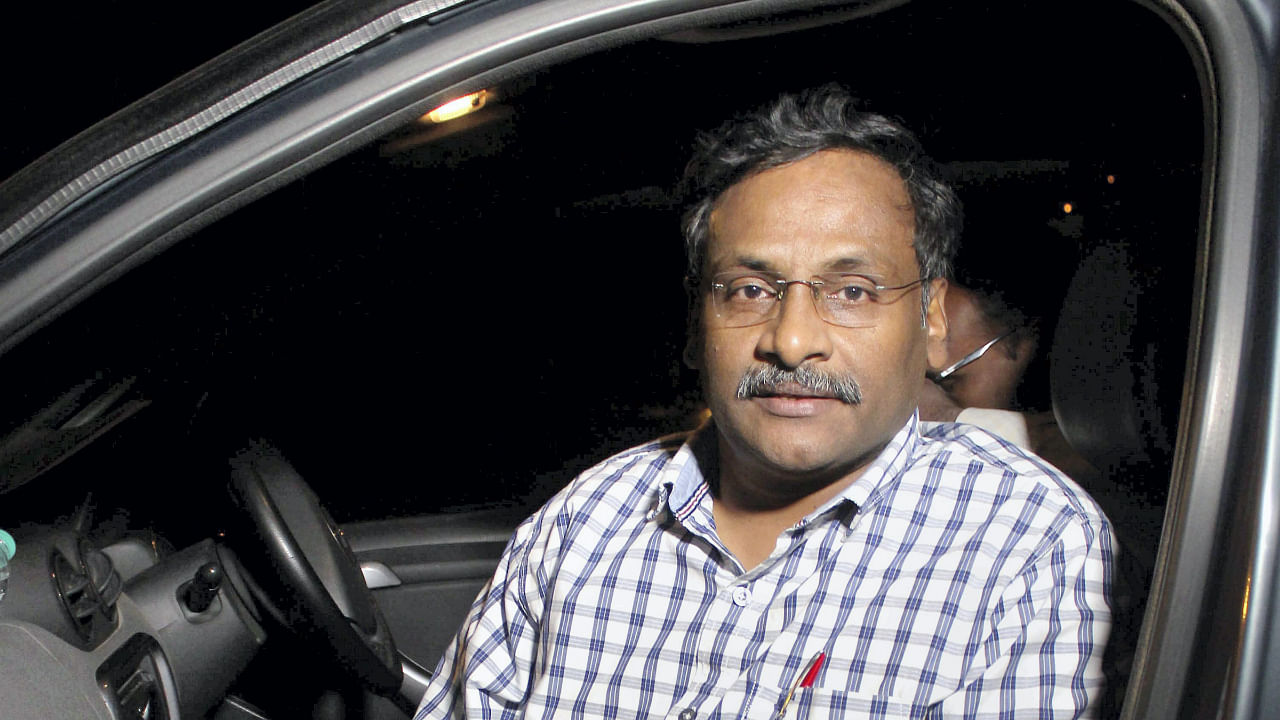 Former Delhi University professor G N Saibaba. Credit: PTI Photo