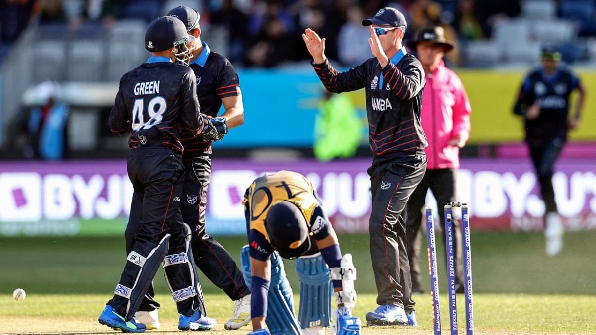 Namibia causes huge upset to beat Sri Lanka at T20 WCup