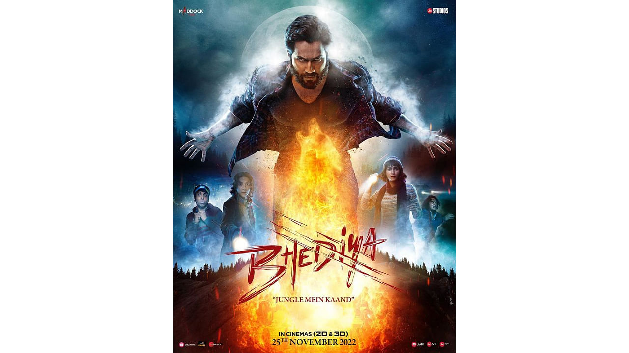 Poster of film 'Bhediya'. Credit: Instagram/@varundvn
