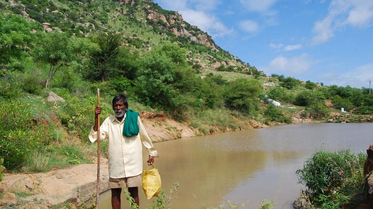 Environment conservationist Kamegowda. Credit: DH File Photo