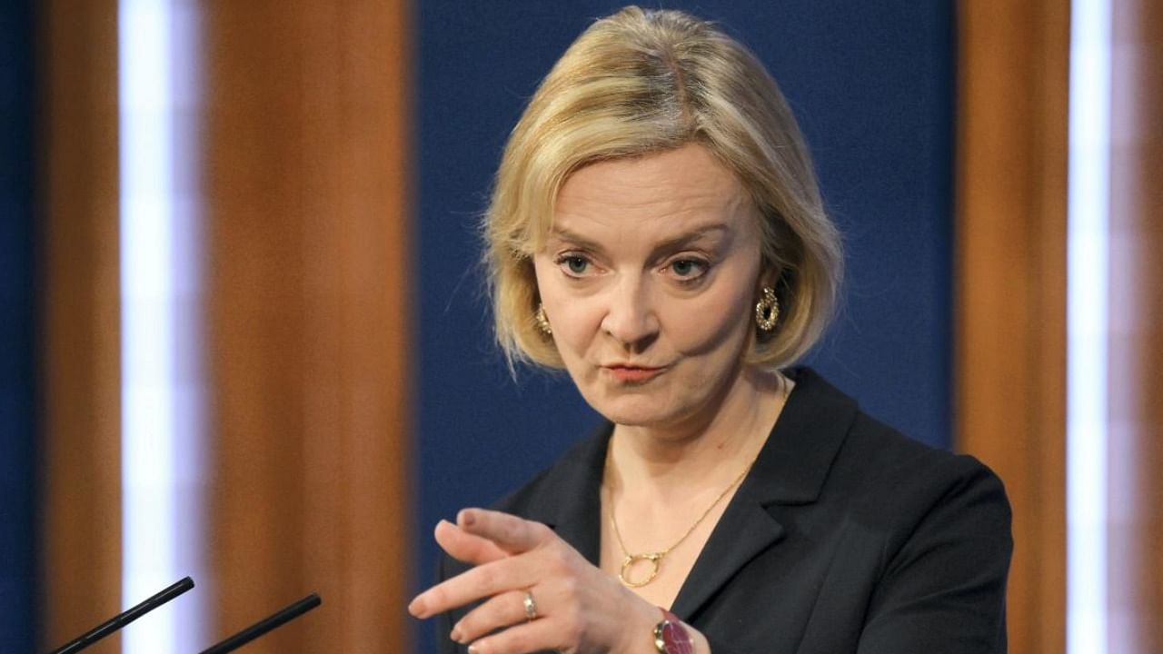 Britain's Prime Minister Liz Truss. Credit: AP Photo