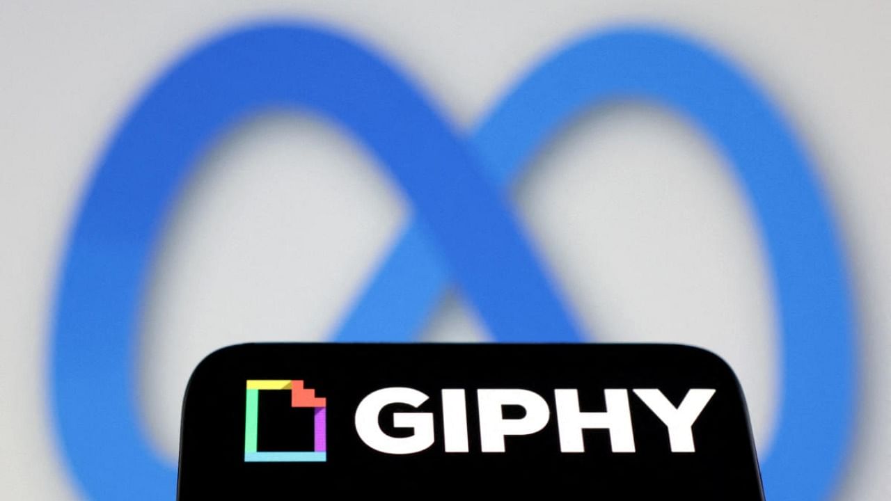  Meta and Giphy logos are seen in this illustration taken June 16, 2022. Credit: Reuters Photo