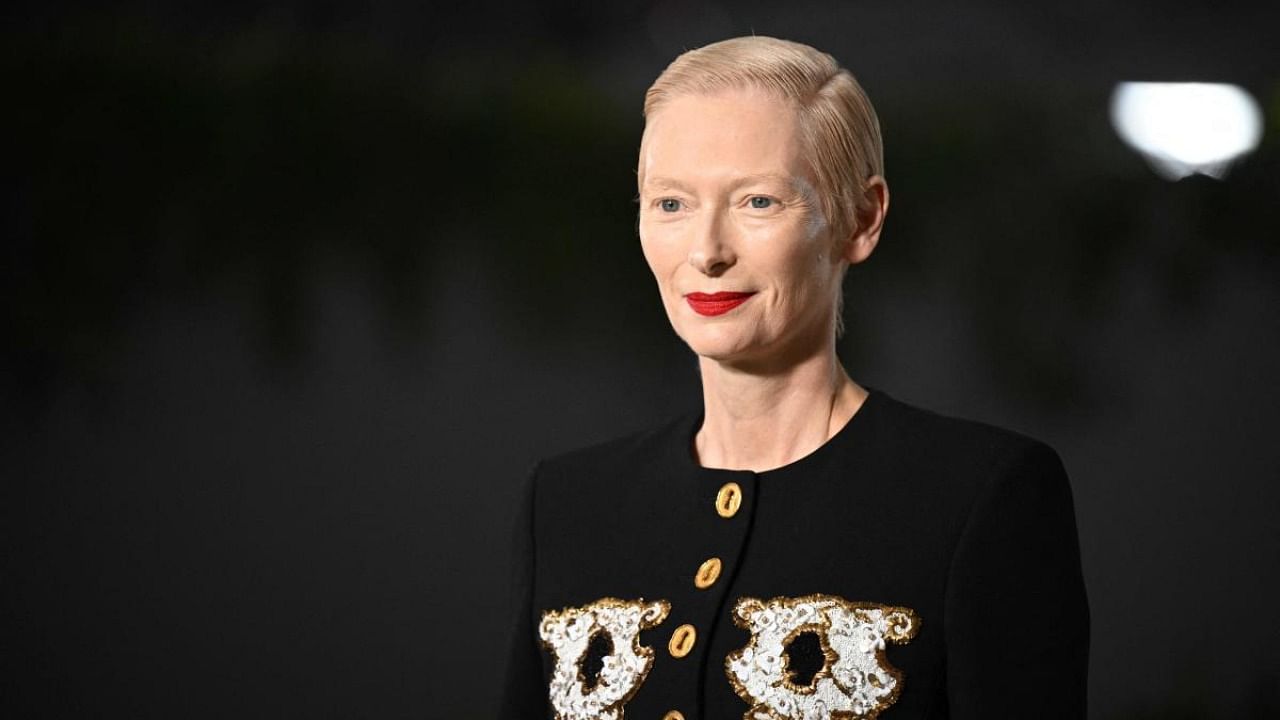 British actress Tilda Swinton. Credit: AFP Photo