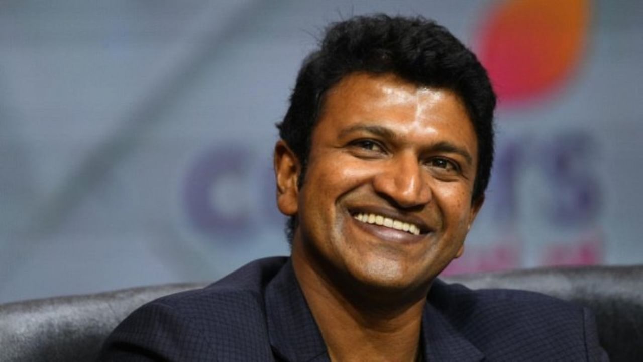 Late actor Puneeth Rajkumar. Credit: DH Photo