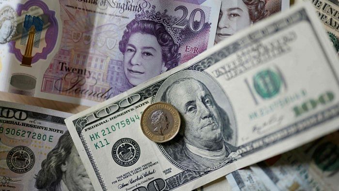 Sterling fell one percent in morning London deals before recovering slightly to $1.1129. Credit: AFP Photo