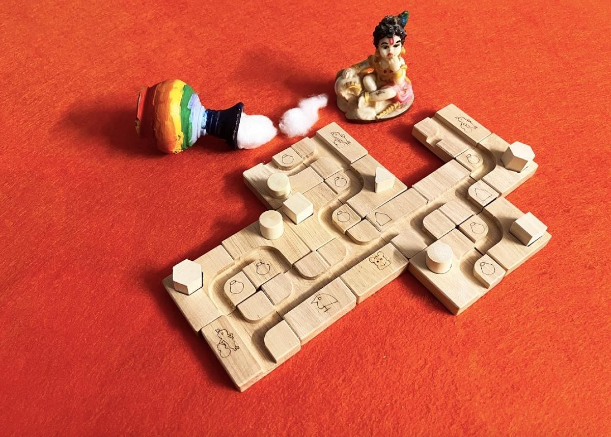 The first set of educational toys follows Krishna’s childhood