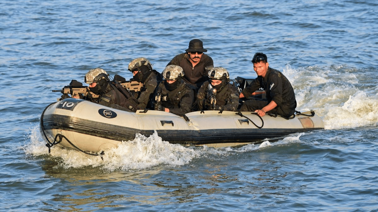 Indian Navy’s commandos. Credit: AFP Photo