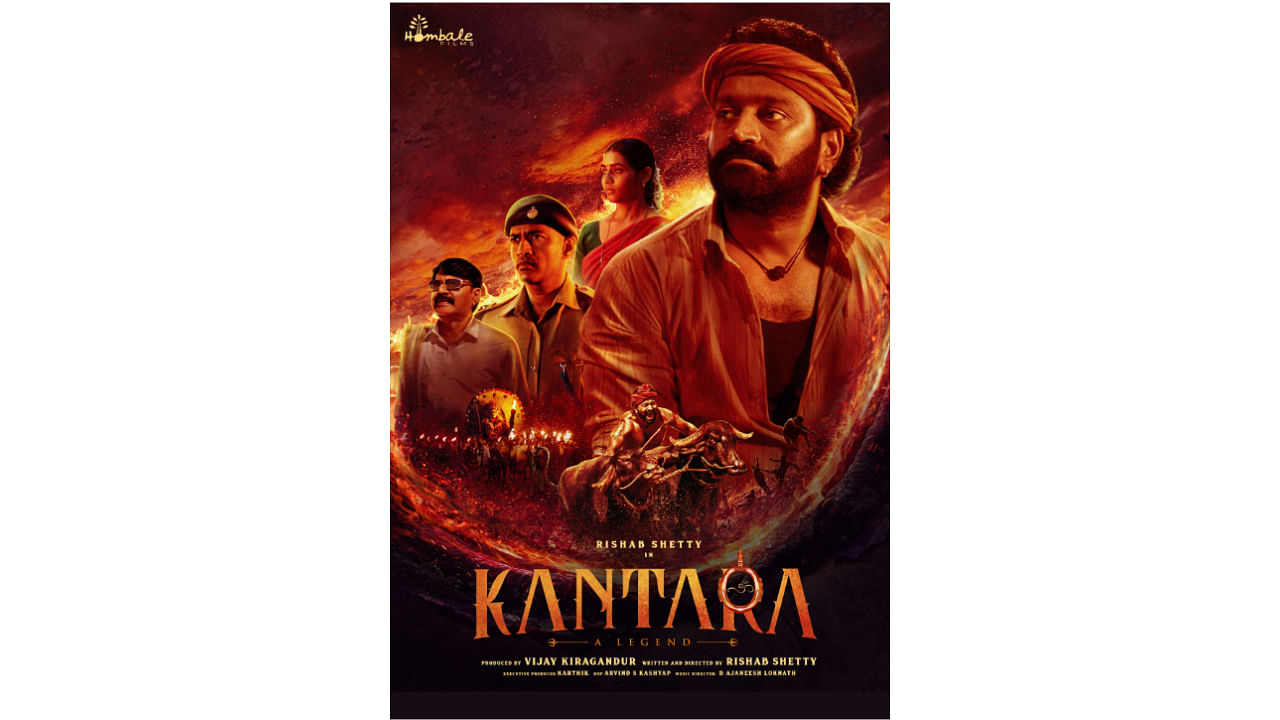 Kantara poster. Credit: Twitter/@hombalefilms