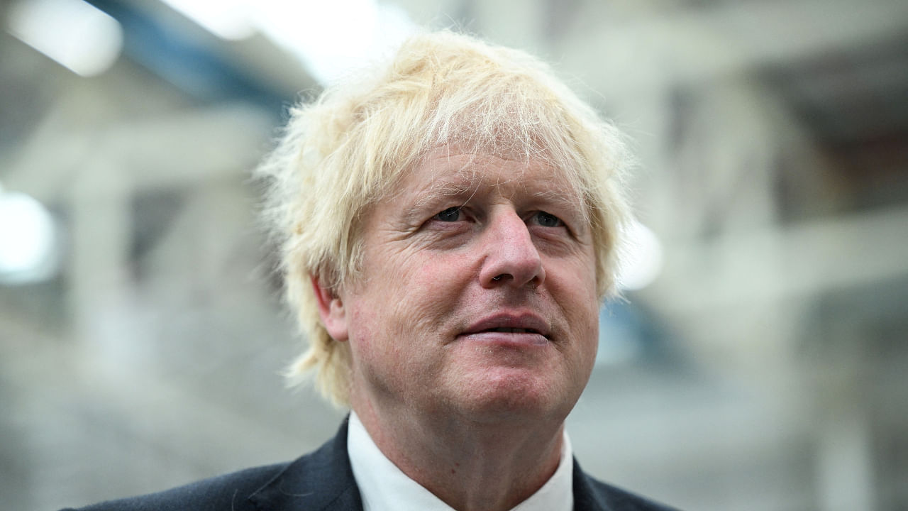 Johnson arrived in London on Saturday. Credit: Reuters File Photo