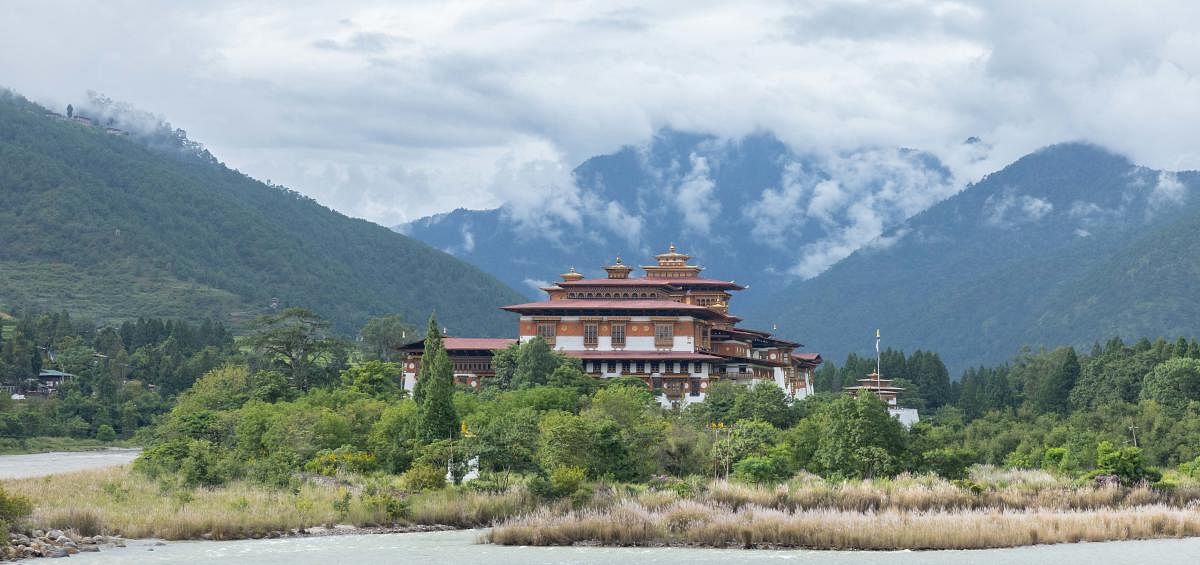 The Trans Bhutan Trail passes through various monasteries and fortresses along its way. PIC COURTESY KEN SPENCE