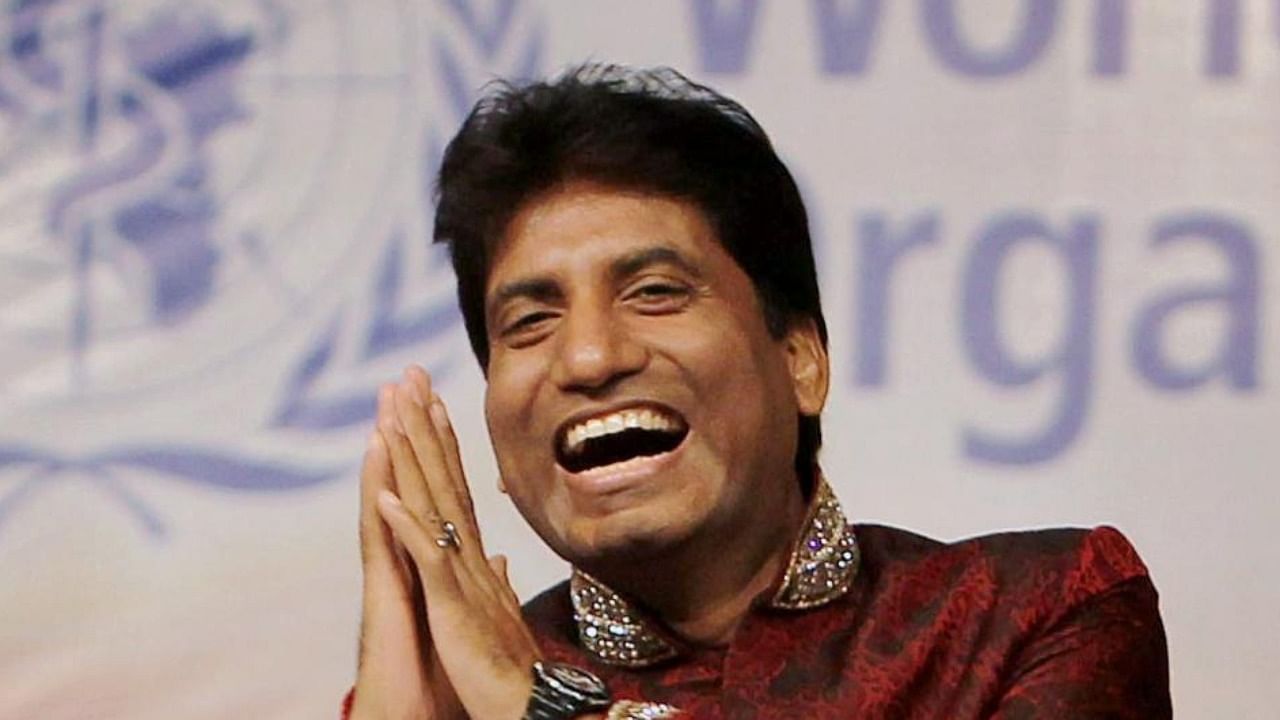 File photo of late comedian Raju Srivastava. Credit: PTI Photo