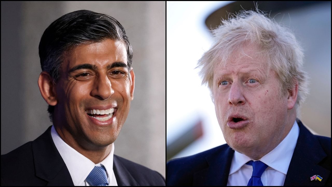 Neither Sunak nor Johnson has officially declared their intention to contest the leadership election. Credit: Reuters, AFP Photos