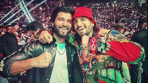 Ranveer Singh & Vijay Deverakonda. Credit: Instagram/@ranveersingh