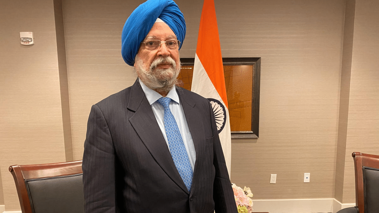 Indian minister of Petroleum and Natural Gas Hardeep Singh Puri. Credit: Reuters Photo