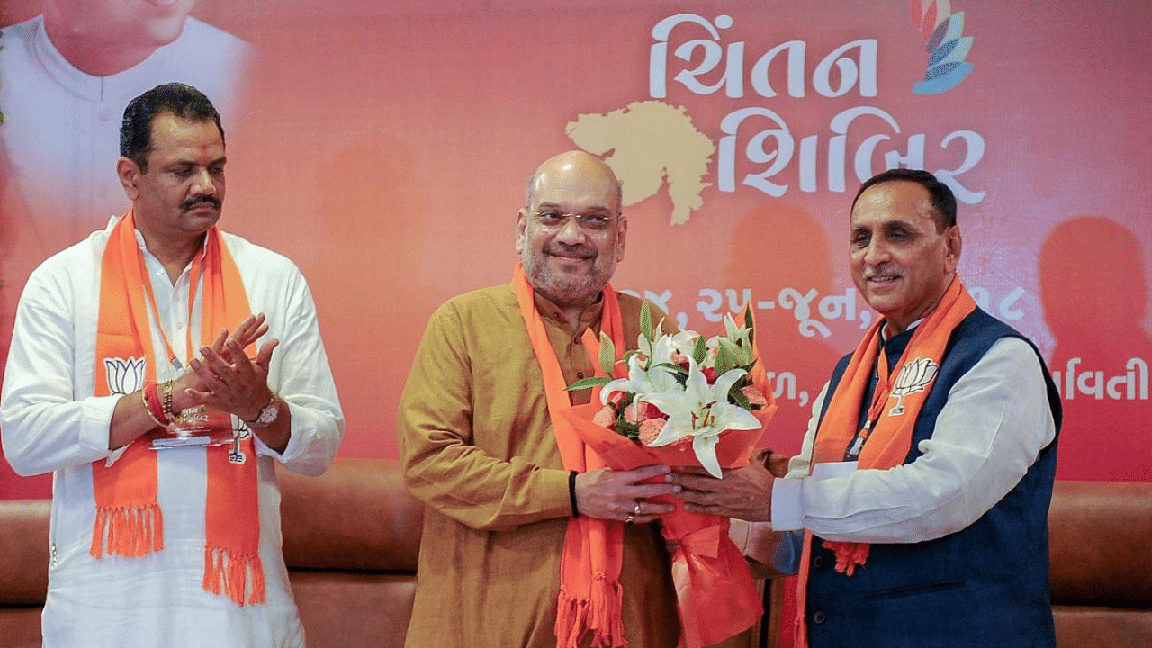 Amit Shah at BJP's 'Chintan Shivir'. Credit: PTI Photo