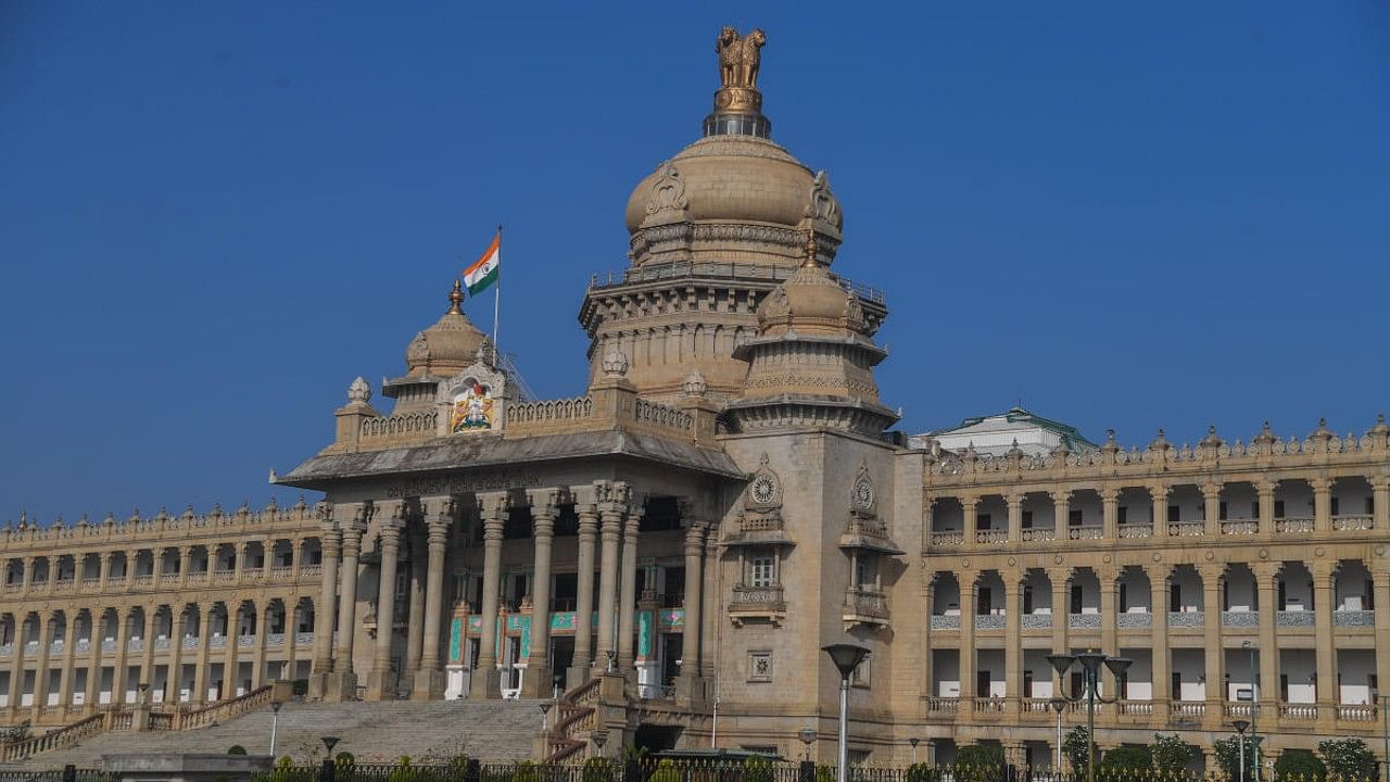 Vidhana Soudha. Credit: DH Photo