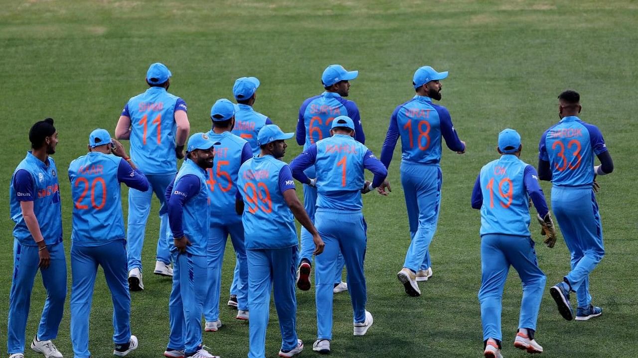 Team India. Credit: AFP Photo