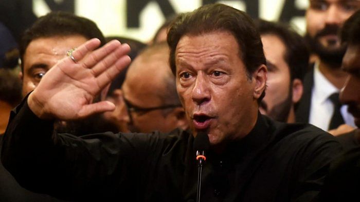 Pakistan's former Prime Minister Imran Khan. Credit: AFP Photo