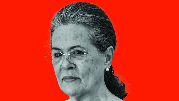 Congress leader Sonia Gandhi. Credit: DH Illustration