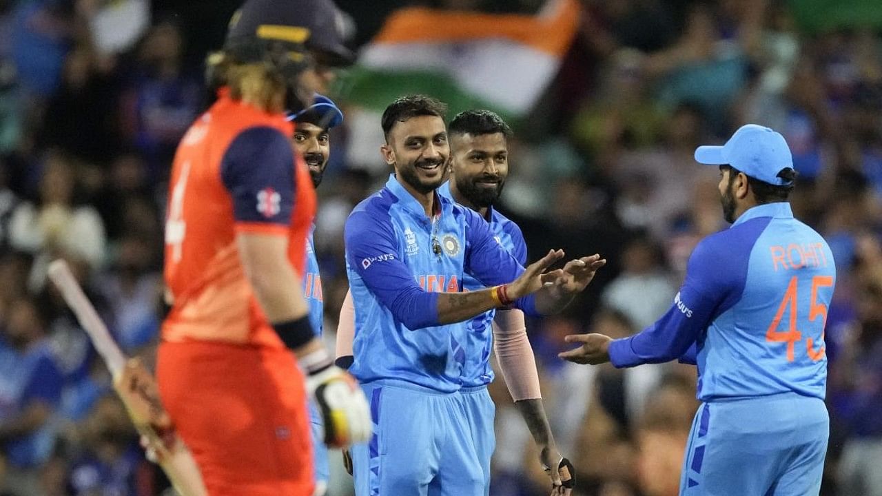T20 World Cup cricket match between India and the Netherlands. Credit: AP Photo