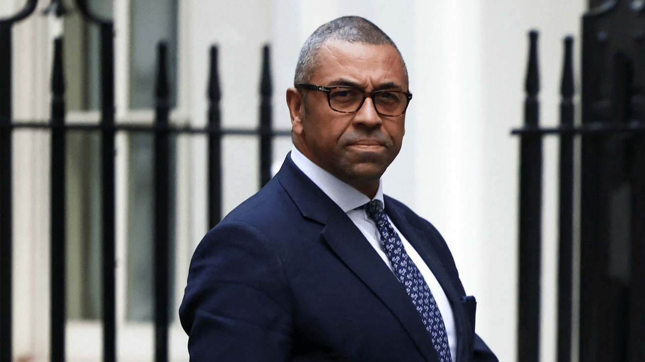 British Foreign Secretary James Cleverly. Credit: Reuters Photo