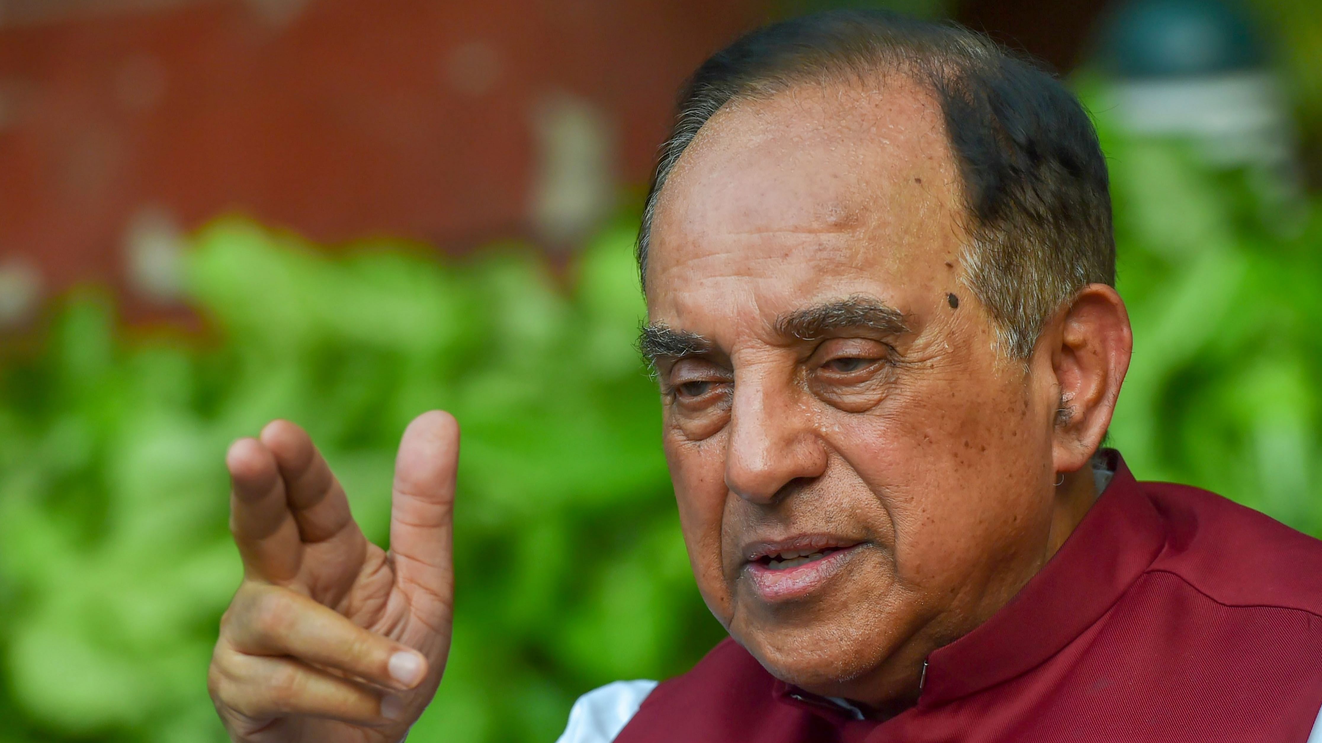 During the course of the hearing this morning, his counsel argued that no security arrangement has been made at his private accommodation despite the government's assurance after Swamy agreed to vacate the government bungalow by October 26. Credit: PTI Photo