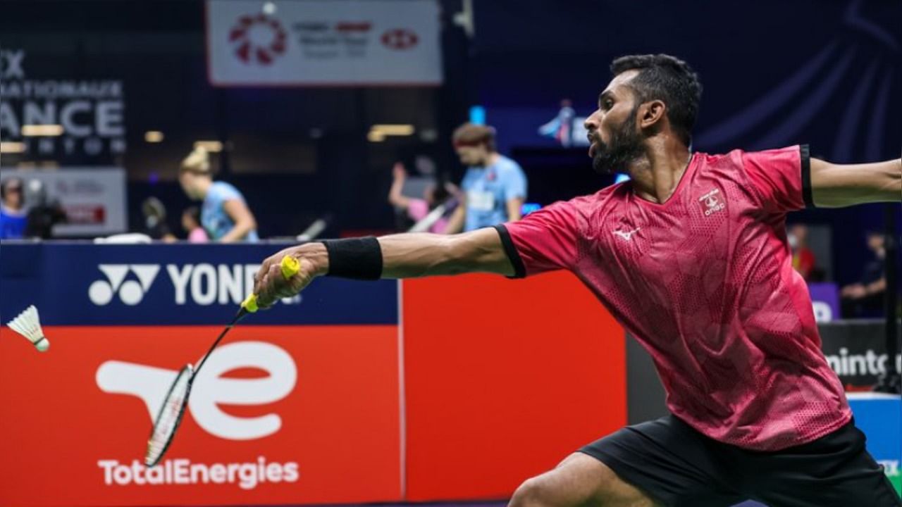 HS Prannoy. Credit: Twitter/@PRANNOYHSPRI